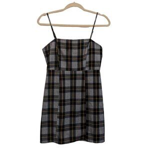 Forever 21 S Small Black And Gold Flannel Design Dress
